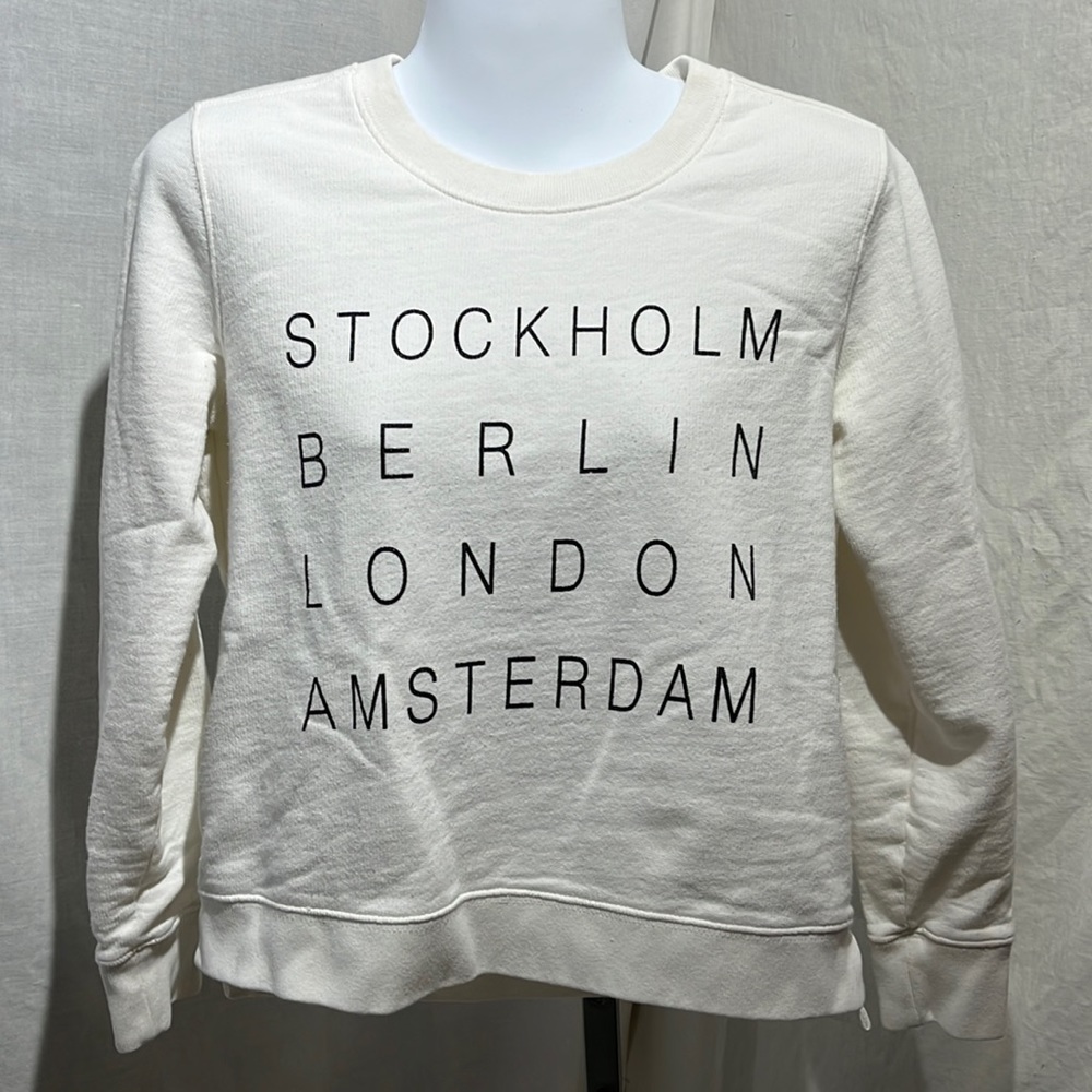 Madewell Crew Neck Sweatshirt W Size Small